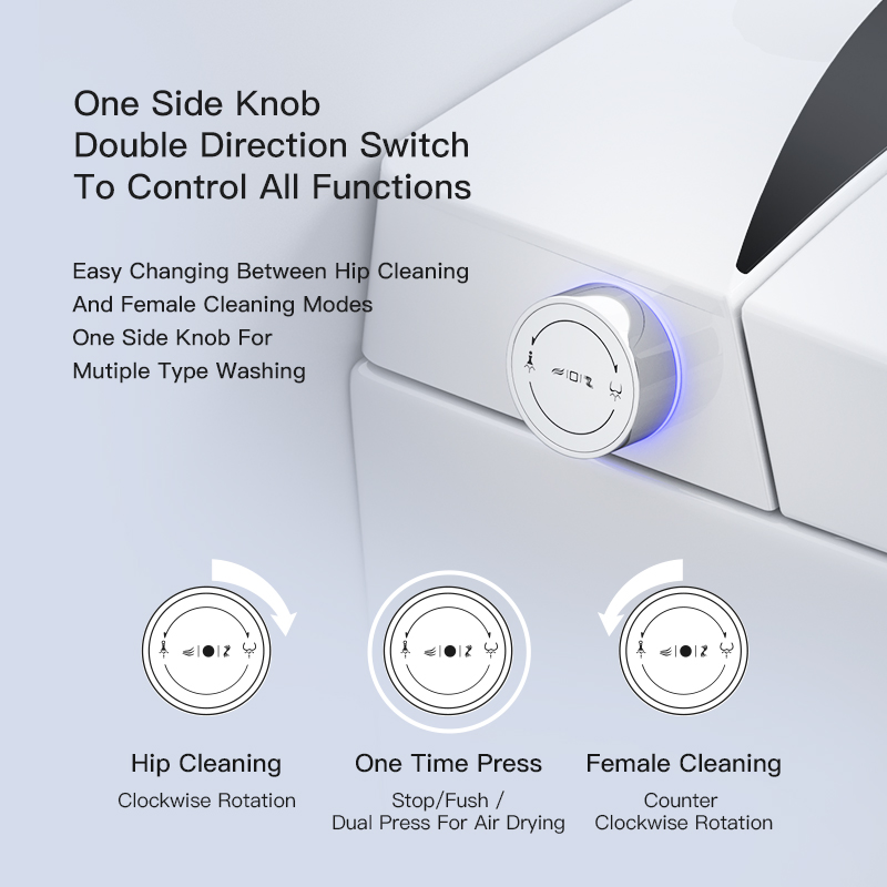 New Design Modern Automatic Toilet Bowl Bathroom Ceramic Wc Intelligent Wall Hung Mounted Smart Toilets