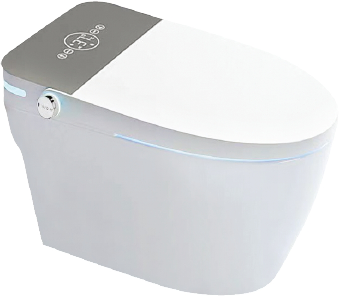 Foot Sensor Auto Flushing Remote Control Smart Tankless Intelligent Toilet for Bathroom