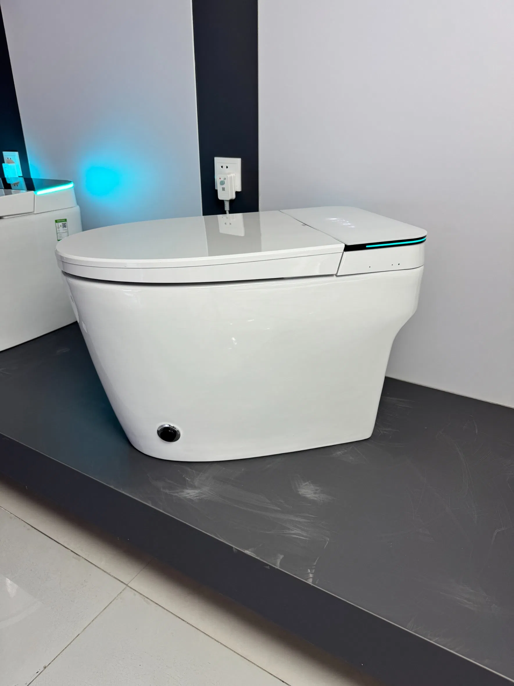 Smart Tankless Intelligent Toilet for Bathroom with Floor Mounted