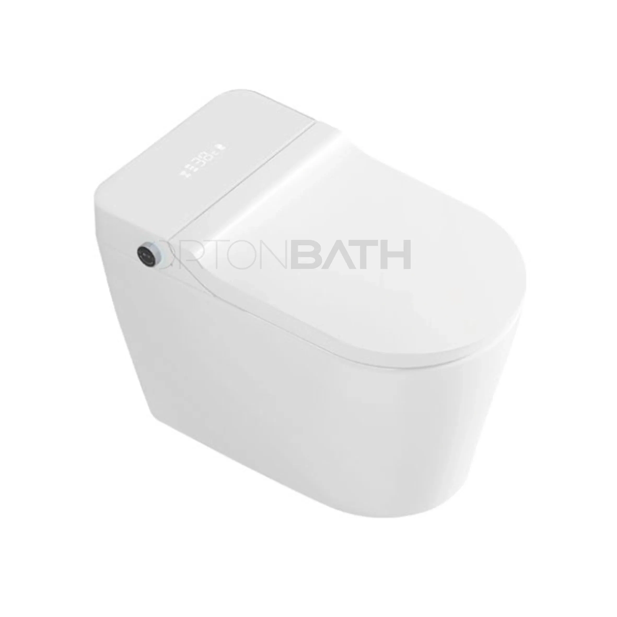 Ortonbaths Inodoro Inteligente Modern Toilet Bidet Combo with Bidet Built in Foot Sensing Auto Flush Remote Control Warm Water Smart Toilet