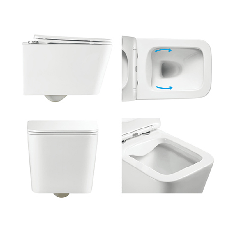 wall mounted commode