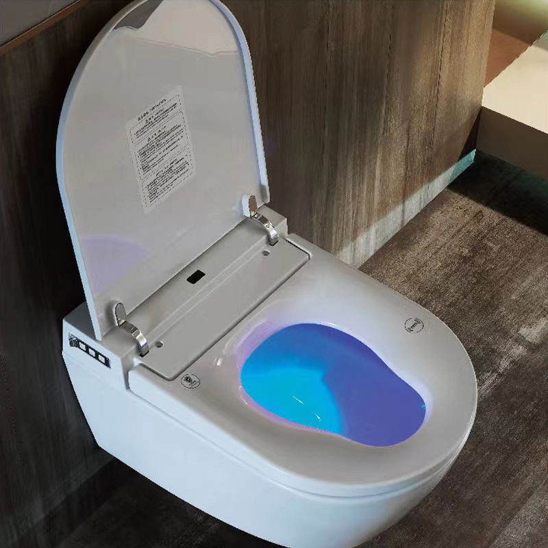 New Intelligent Smart Wall Hung Toilets Automatic Flush Multifunctional Toilet