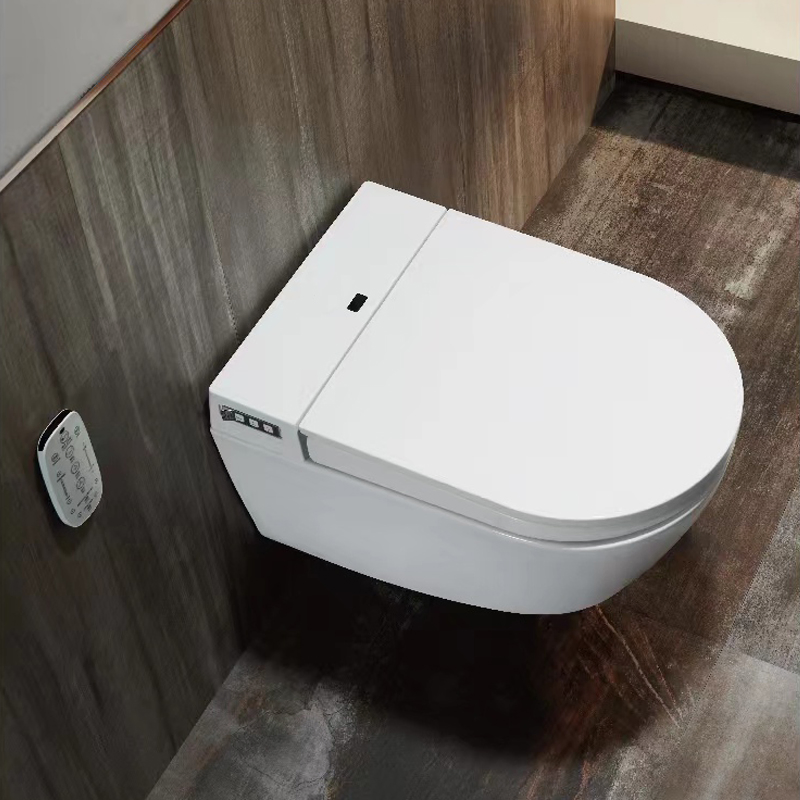 New Intelligent Smart Wall Hung Toilets Automatic Flush Multifunctional Toilet