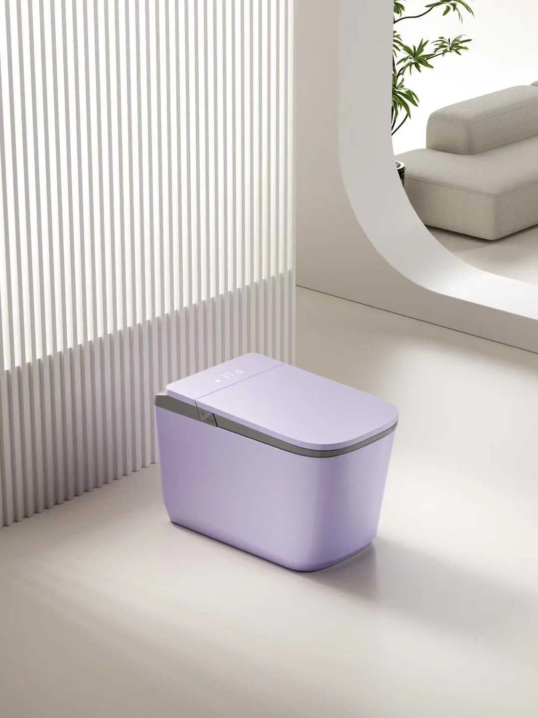 New Design Styles Luxury Large Bowl Various Colorful Gray Yewllo Pink Color Floor Standing Smart Toilets