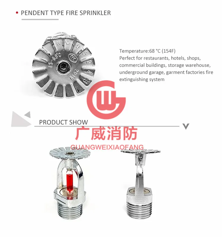 White Fire Sprinkler Plate Detail