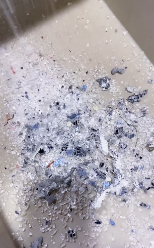 Color Sorting System for Solar Panel Recycling Glass, Silicon Wafers Metallic Wires