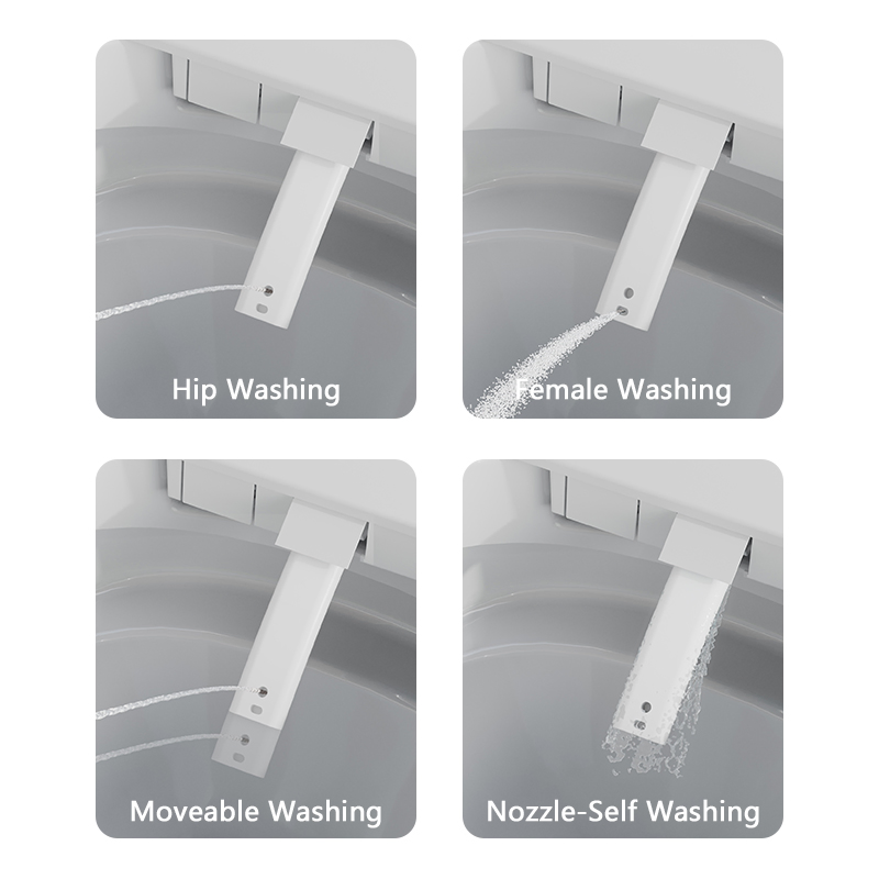 Simplicity Rimless Smart Toilet Wall Mounted Self Cleaning P Trap Wc Intelligent Automatic Wall Hung Smart Toilet