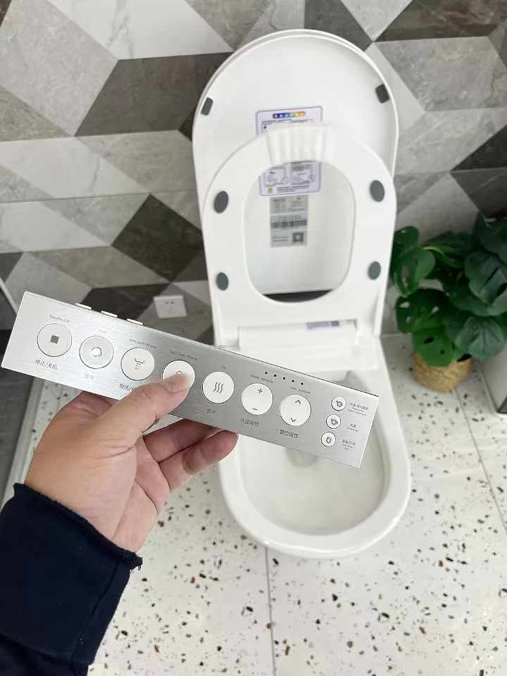 North American and European Design Styles Large Bowl Panel Switch and Floor Standing Smart Toilets