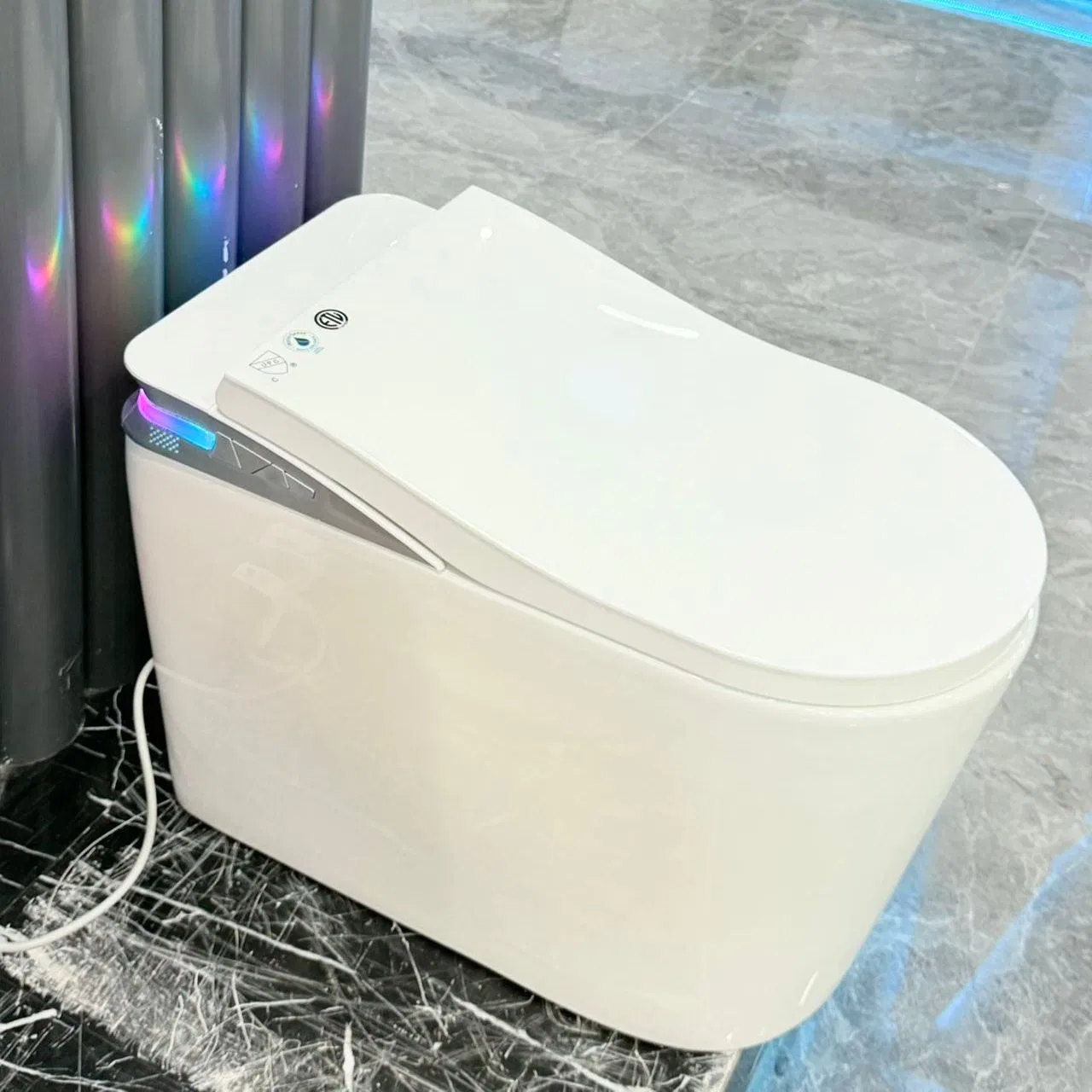 2025 Floor Standing Ceramic Automatic Inductive Intelligent Smart Toilet