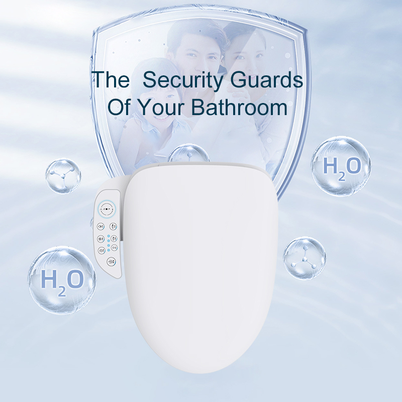 2024 Luxury Sanitary Ware Electronic Bidet Toilet Seat Toilet Accessories Muilt Washing Self Cleaning PP Bidet Smart Toilet Seat