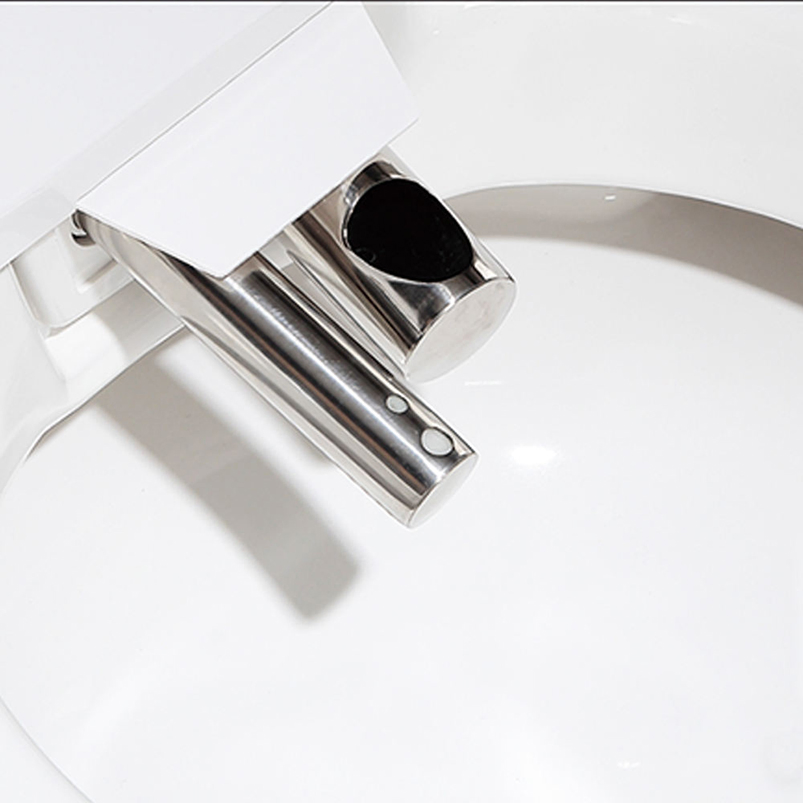 The Intelligent Sensor-Activated Electric One-Piece Toilet with Automatic Flushing, Deodorization, Soft-Close Lid, Tankless Design, Warm Air Drying