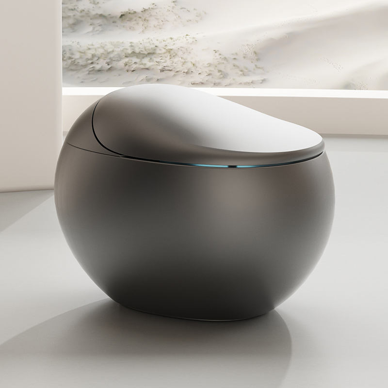 High Quality Egg Shape Multi Colored Smart Toilet Electric Auto Washing Seat Heating Integrated Tankless Wc Intelligent Toilet
