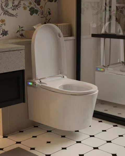 CE Certificate Europe Design Styles Wall-Hung Intelligent Smart Ceramic Toilets