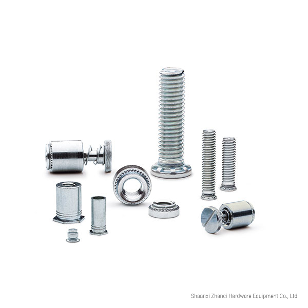 Fh4 Steel Round Head Flush Mounted Studs Self Clinching Fasteners