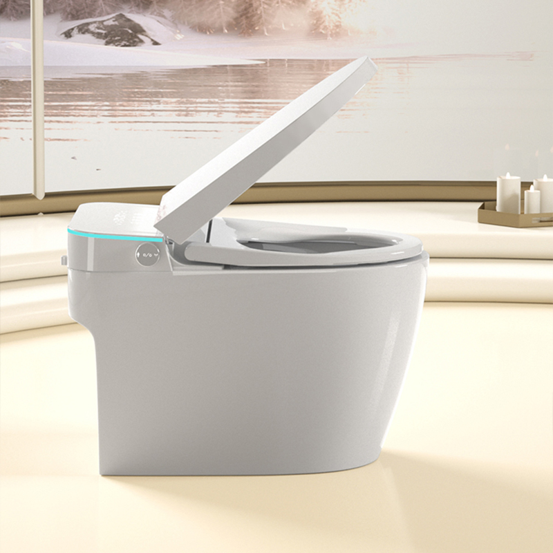 Wall Hung Smart Toilet with Tankless Design and Powerful Turbo Flush Technology