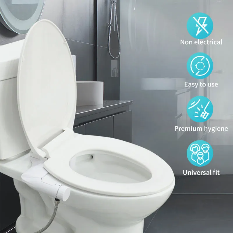 Ultra-Slim Cold Water Bidet Attachment Overview