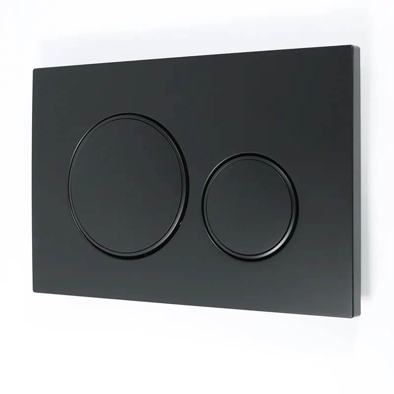 Wall Mounted Toilet Matt Silvery Dual Flush panel trigger plate