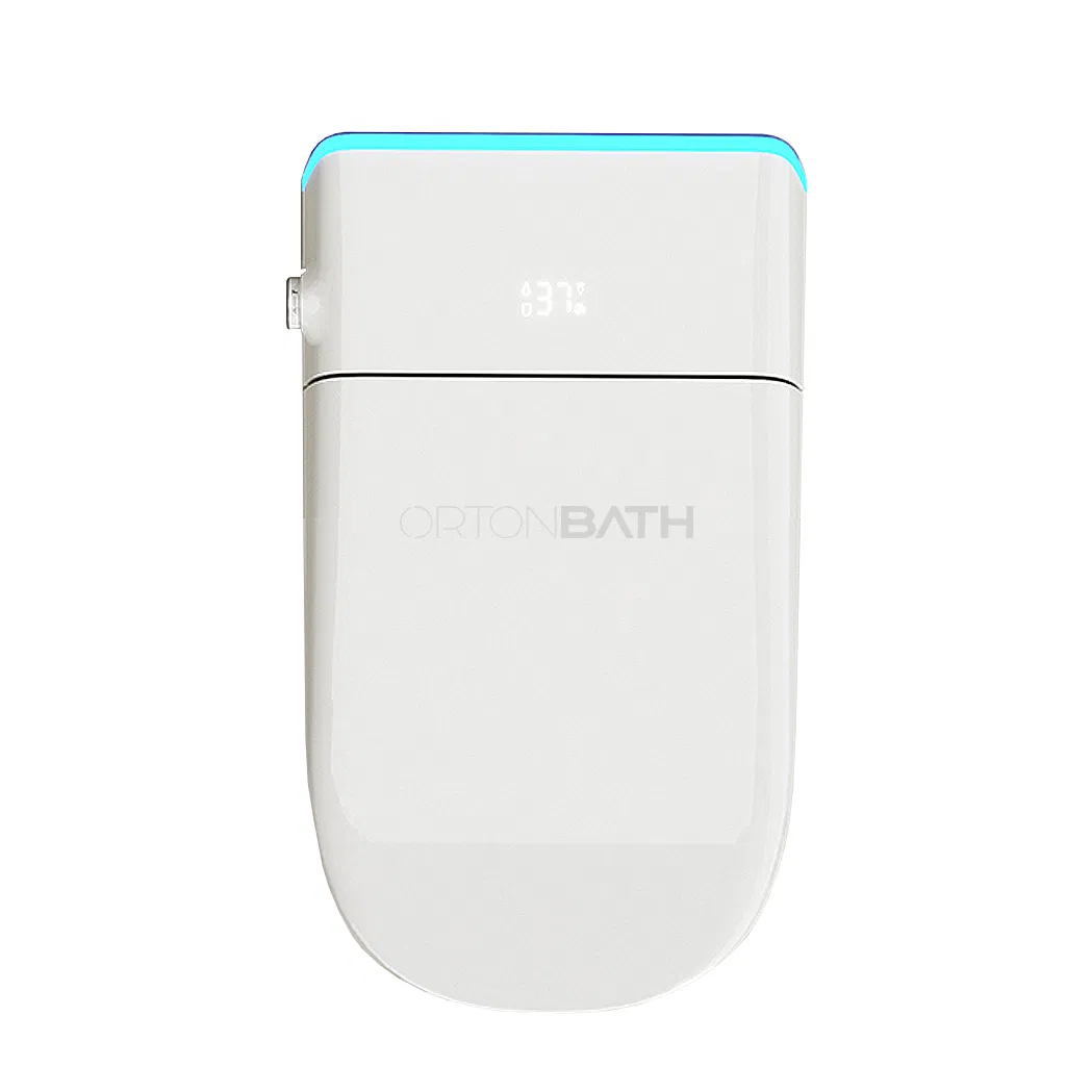 Ortonbaths Digital Display Smart Toilet with Built-in Bidet Seat Tankless Toilet with Foot Touching Lid Opening Smart Bidet Toilet Inodoro Inteligente