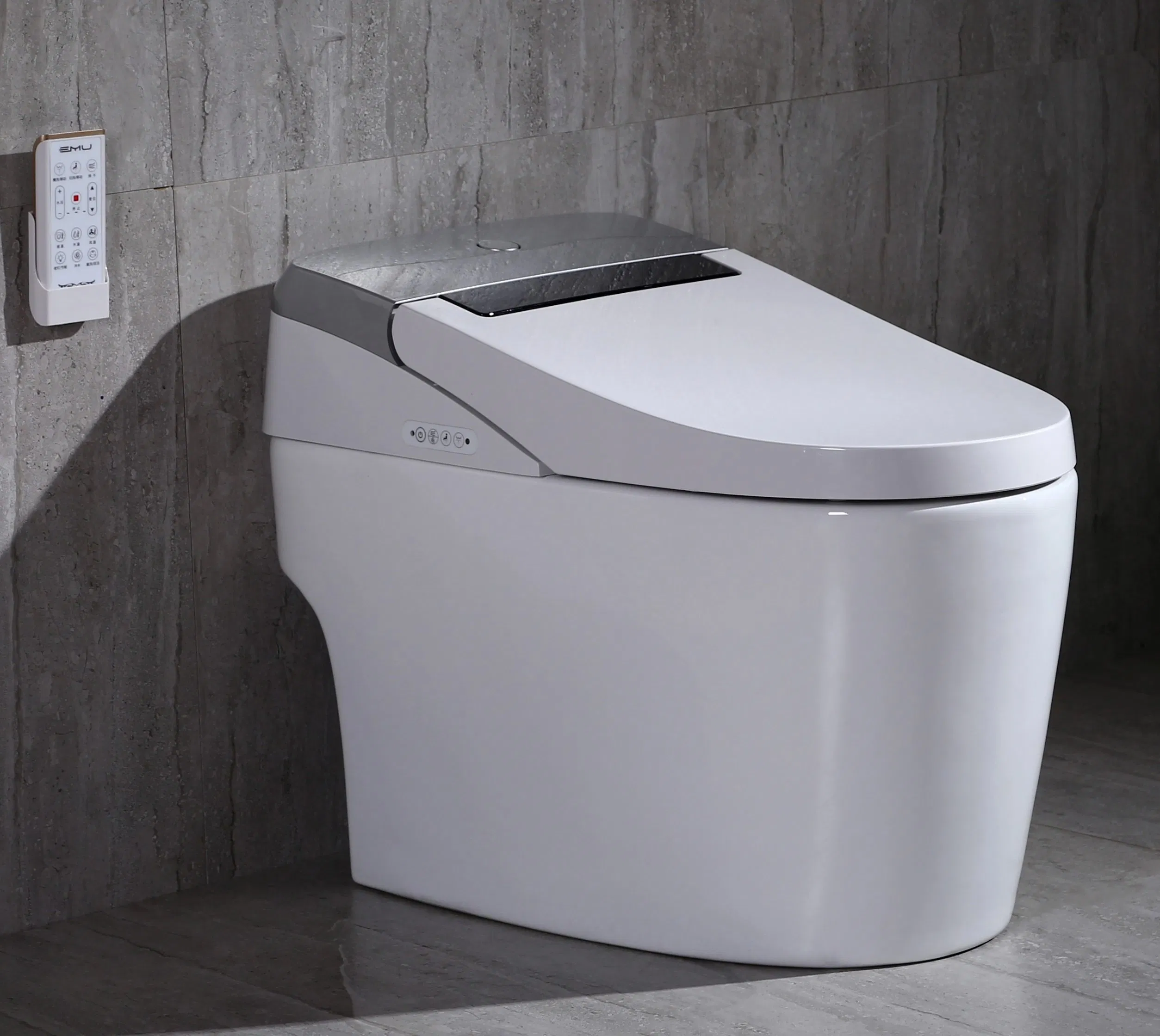 Bathroom Seat Ceramic Sanitary Ware Smart Bidet Bowl Heated Electrical Intelligent Wall Hung Toilet