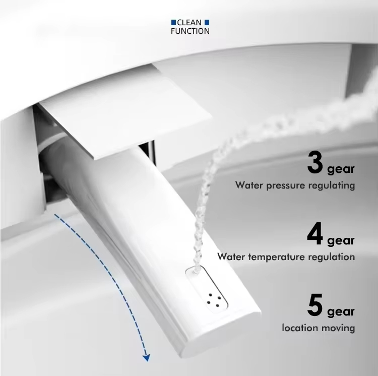Hot Sale Automatic Bathroom Closestool Floor Mounted Intelligent Smart Electric Toilets Bowl Auto Flush Foot Sensor Smart Toilet
