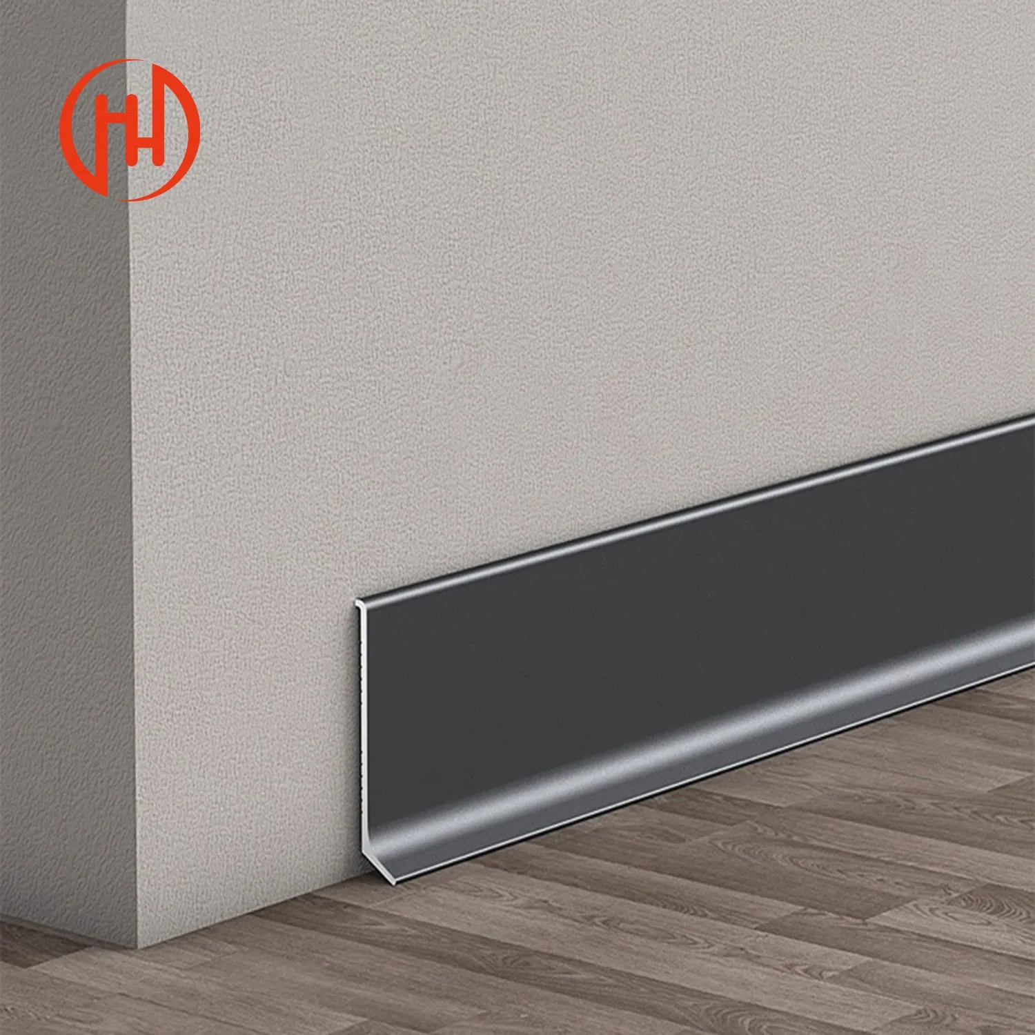 Flexible Metal LED Skirting Board Flush Flooring Tils Floor Ceramic Aluminium Skirt Plate with LED