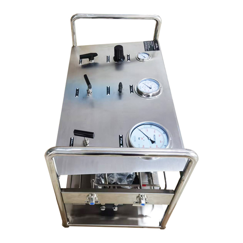 Usun Brand Model: Us-2gbd80 400-600bar Output High Pressure Pneumatic Driven Gas Booster Pump System for CNG Gas Refilling