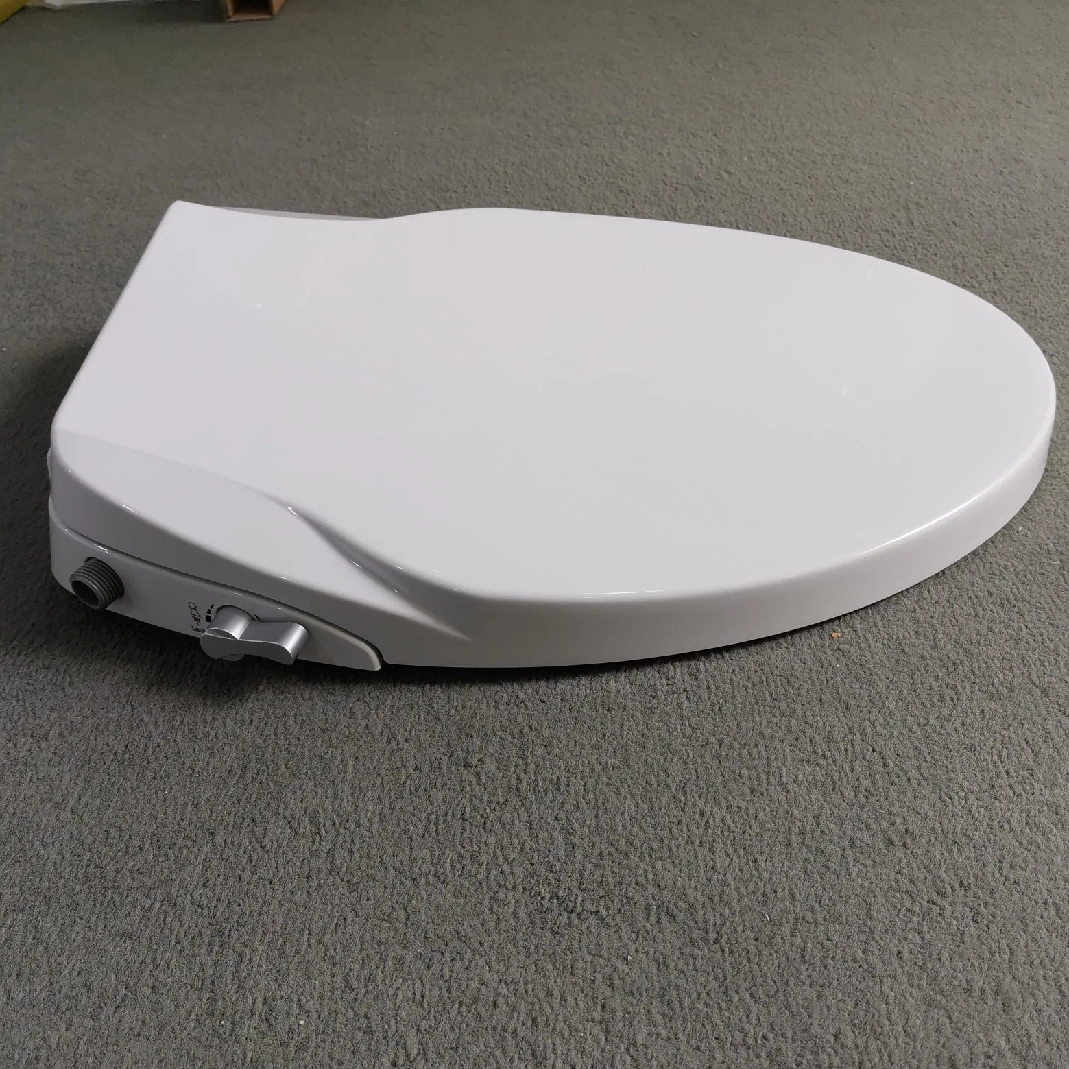 Dual Nozzle Self-Cleaning Bidet Toilet Seat Attachment Hot Cold Water Spray Non-Electric Mechanical Bidet Rear Female Washing