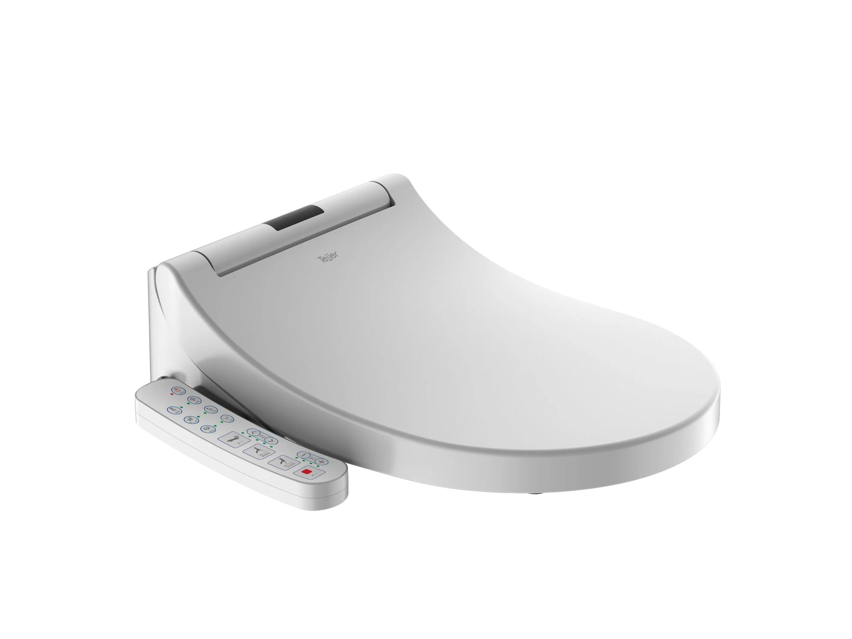 Tejjer Smart Toilet Seat, Elongated, Heated Toilet Seat with Instant Warm Water &amp; Dryer, Wireless Remote