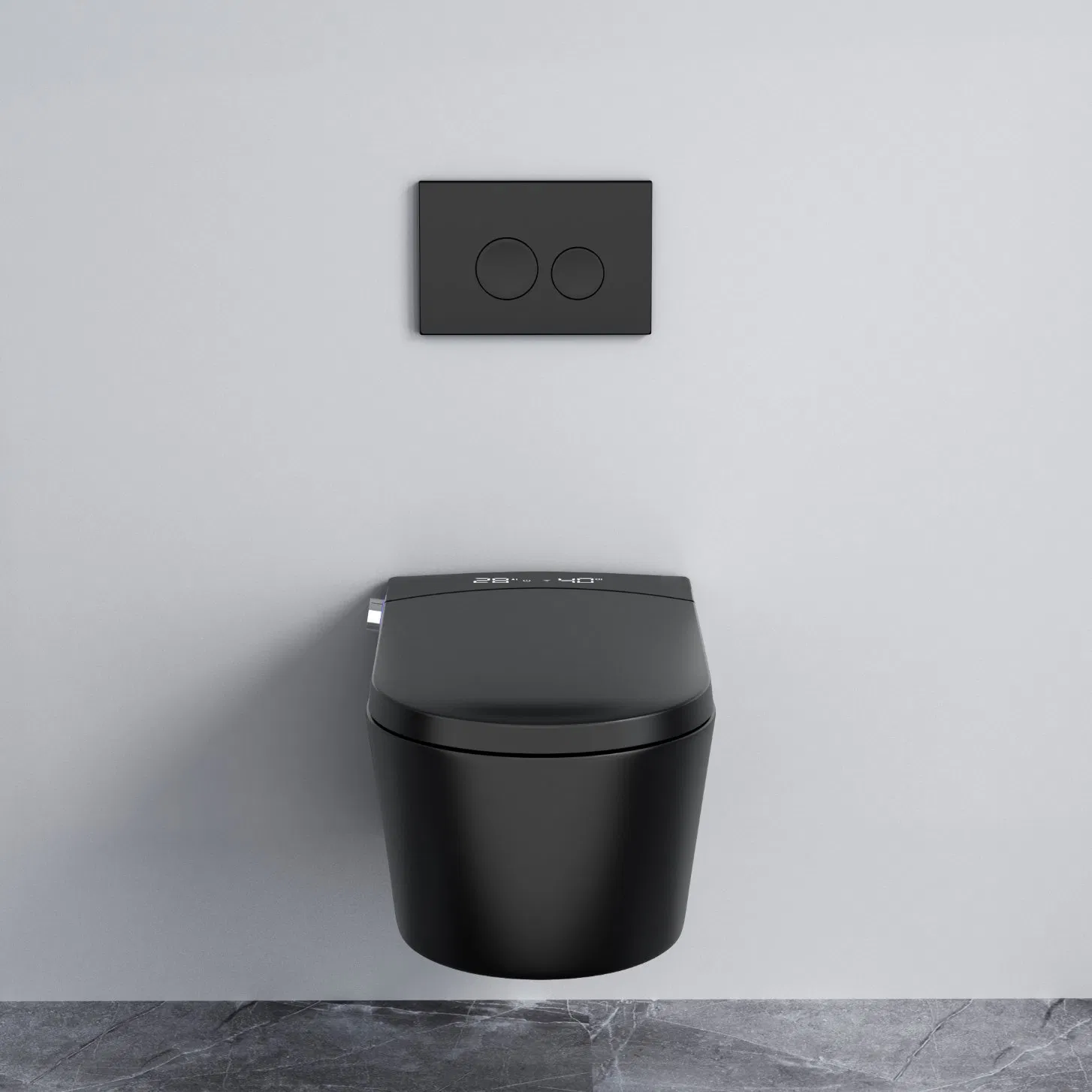 Wall Hung Automatic Flushing Intelligent Smart Toilet with Concealed Cistern