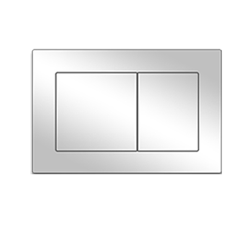 Dual Flush WC trigger plate for concealed cistern with flush plate