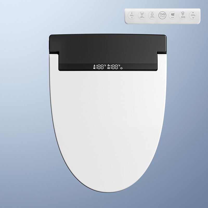 Smart Toilet Seat Ultra Slim Automatic Cover Electric Bidet Lid Soft Close Adaptable Intelligent Heated Wc Toilet Seat