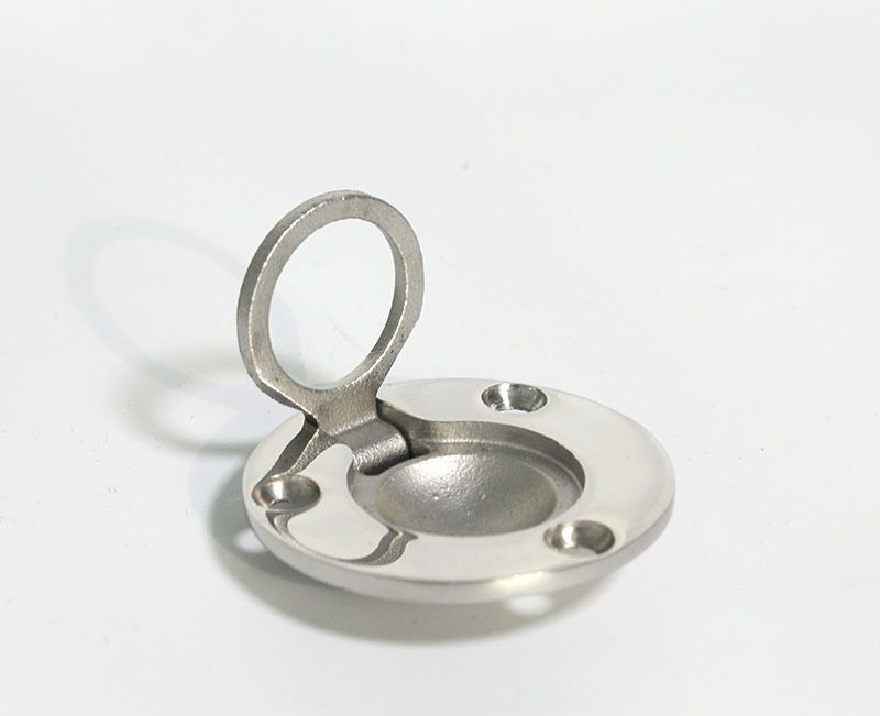 Flush Mount Handle Lifting Ring Pull Round Ring Handles Boat Hatch Stainless Steel Latch