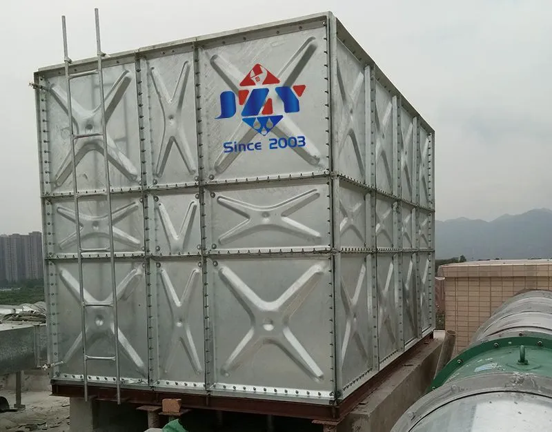 Galvanized Steel Water Tank Application