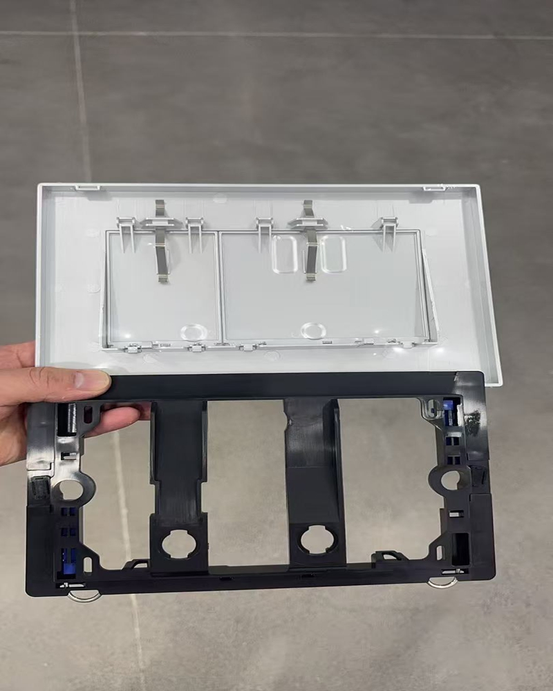 Dual Flush WC trigger plate for concealed cistern with flush plate