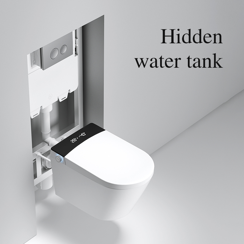 Hot Sale Automatic Inodoro Intelligent Electric Toilet Wall Hung Wc Smart Bidet Auto Sensor Toilet Seat Smart Toilet