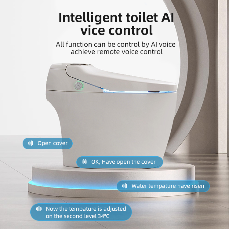 Tankless Automatic Toilet Bowl Bathroom Ceramic Intelligent Wc Smart Toilet with Bidet