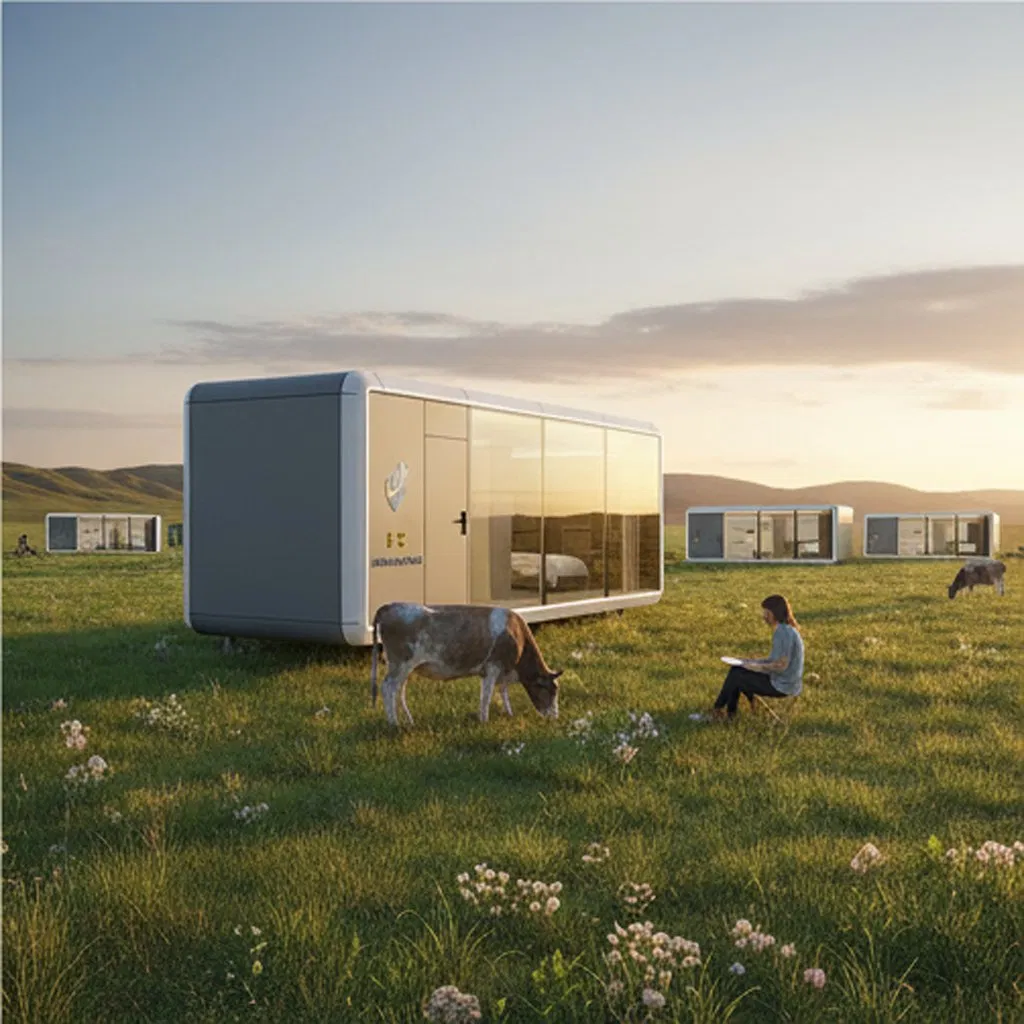 Stackable Container Capsule Apartment Building System for Urban Housing