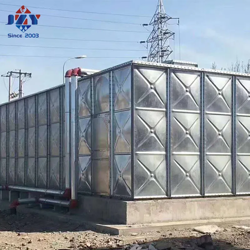 Galvanized steel water tank