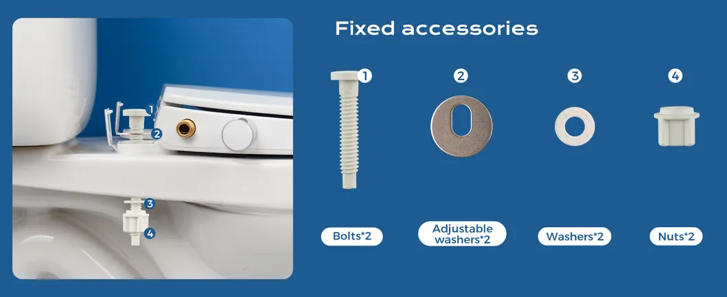 Non-Electric Round Bidet Toilet Seat 9