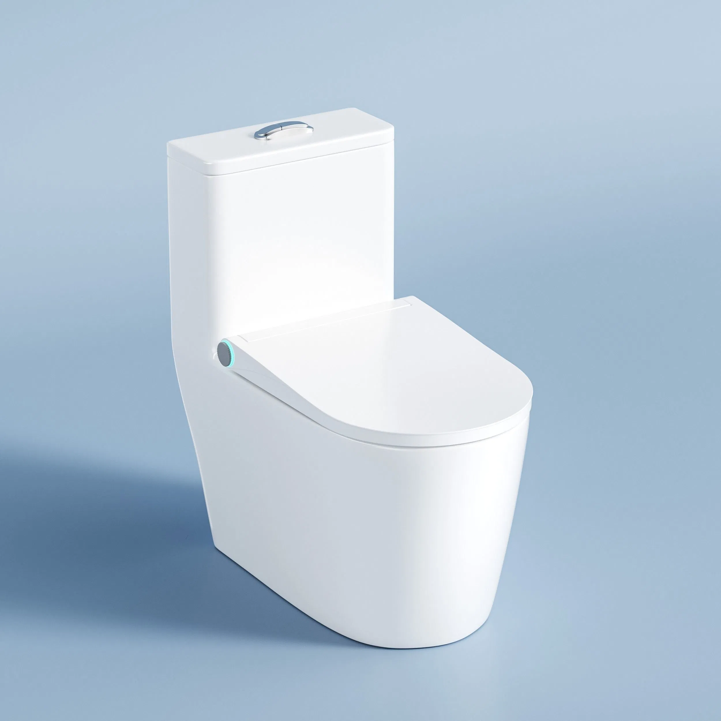 Luxury Sanitary Ware Soft Close Electronic Waterproof PP Bidet Smart Toilet Seat