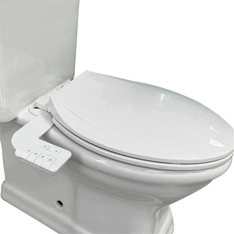 Slim Bidet Attachment for Toilet, Non-Electric Self Cleaning Bidet Toilet Seat, Adjustable Fresh Cold Water Pressure Bidet Sprayer