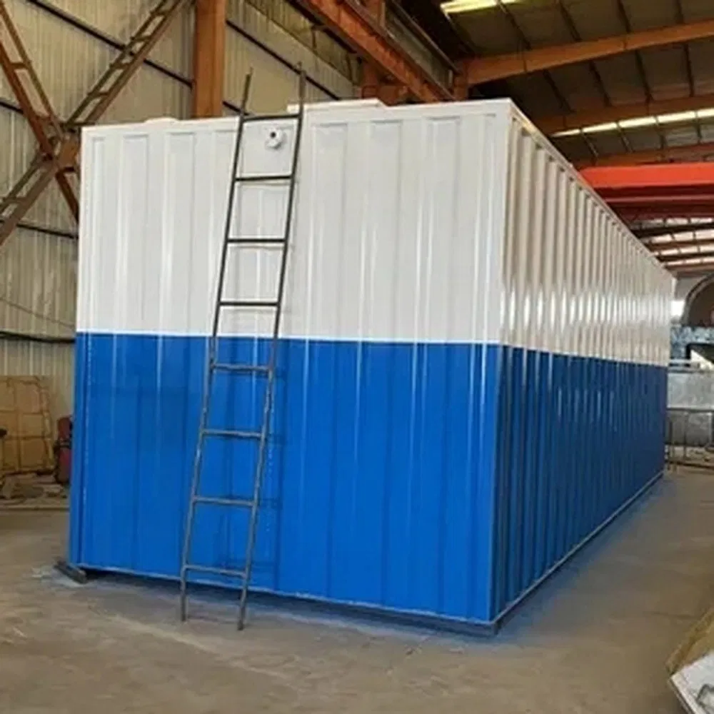 Plug Play Home Wastewater Sewage Treatment System for Quick Deployment Residential