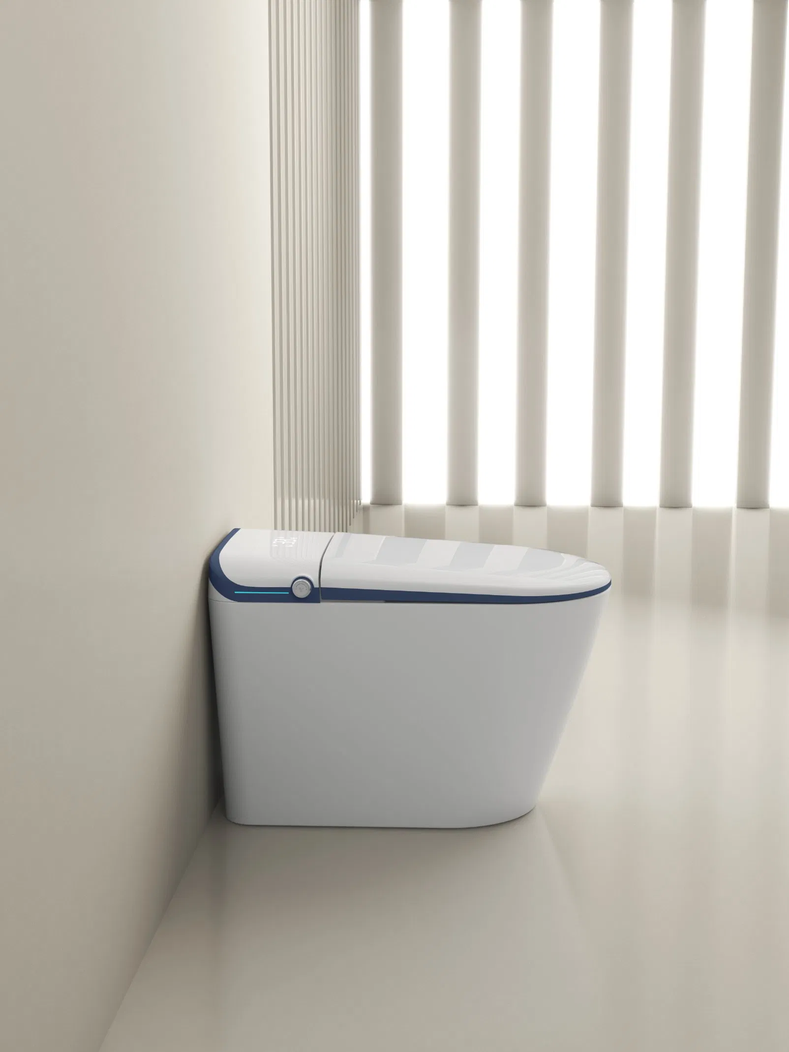 Luxury Sanitary Ware Voice Control Full Auto Smart Toilet Instant Heating Widen Seating Auto Flush Electric Bidet Intelligent Toilet