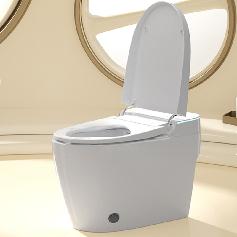 Wall Hung Smart Toilet with Tankless Design and Powerful Turbo Flush Technology