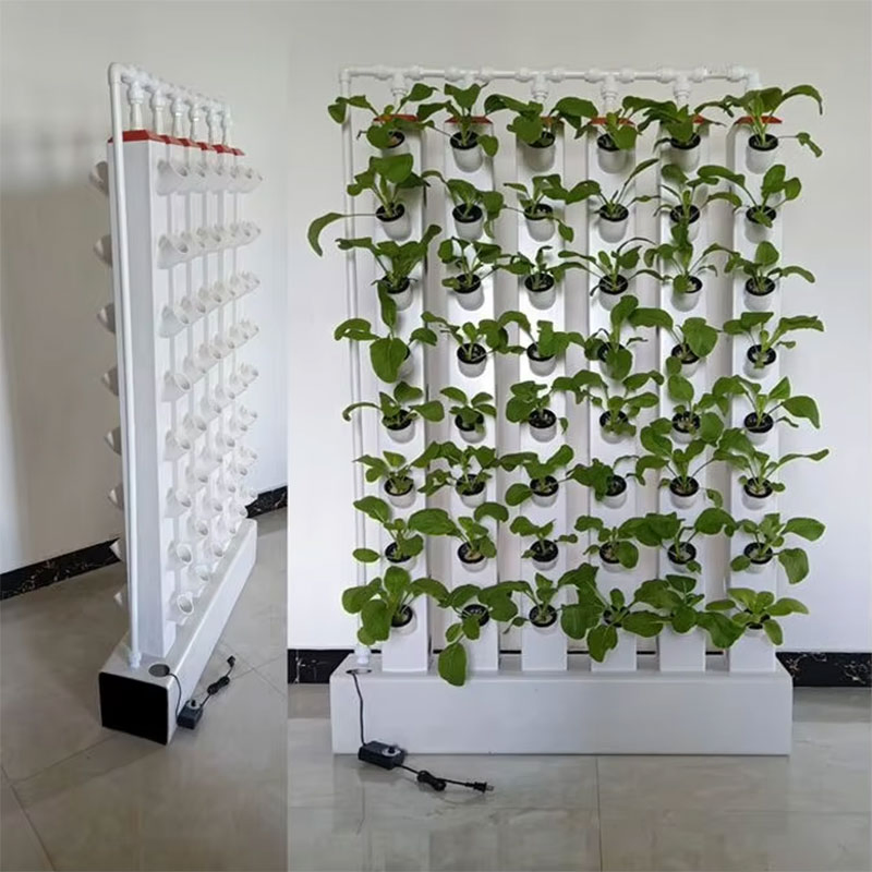 New Hydroponic Wall Tower Vertical Growing System with Water Irrigation Tank