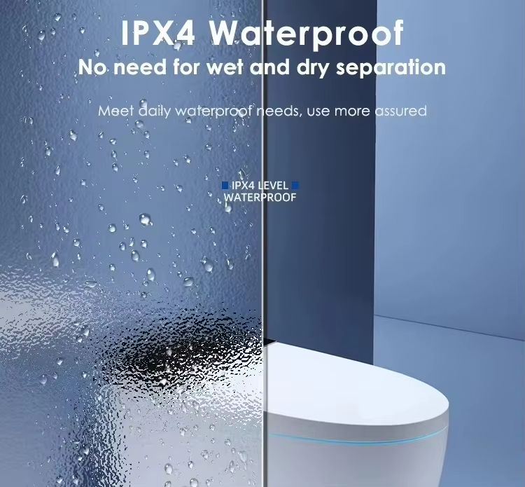 Hot Sale Automatic Bathroom Closestool Floor Mounted Intelligent Smart Electric Toilets Bowl Auto Flush Foot Sensor Smart Toilet