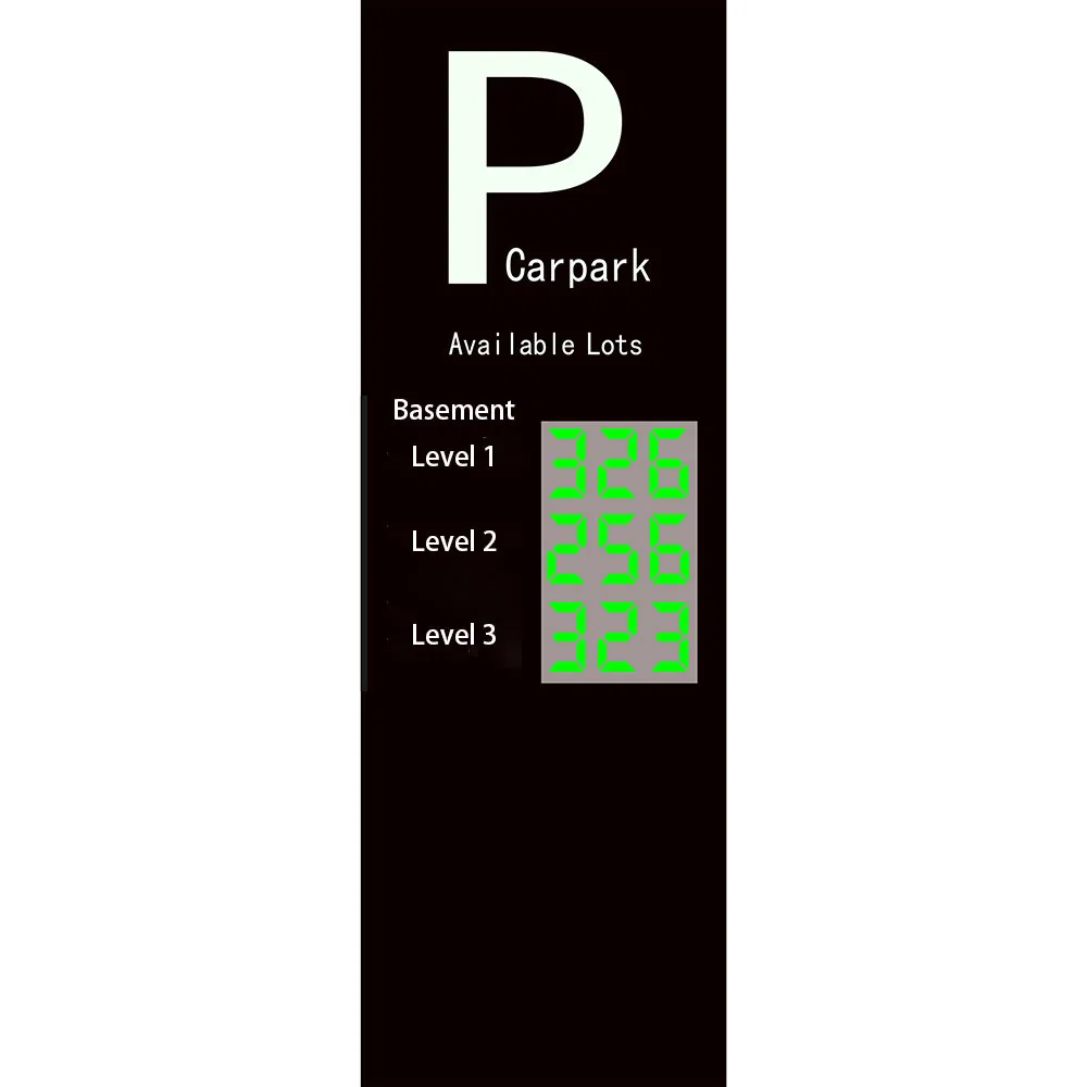 Ultrasonic Sensor Car Parking Guidance System