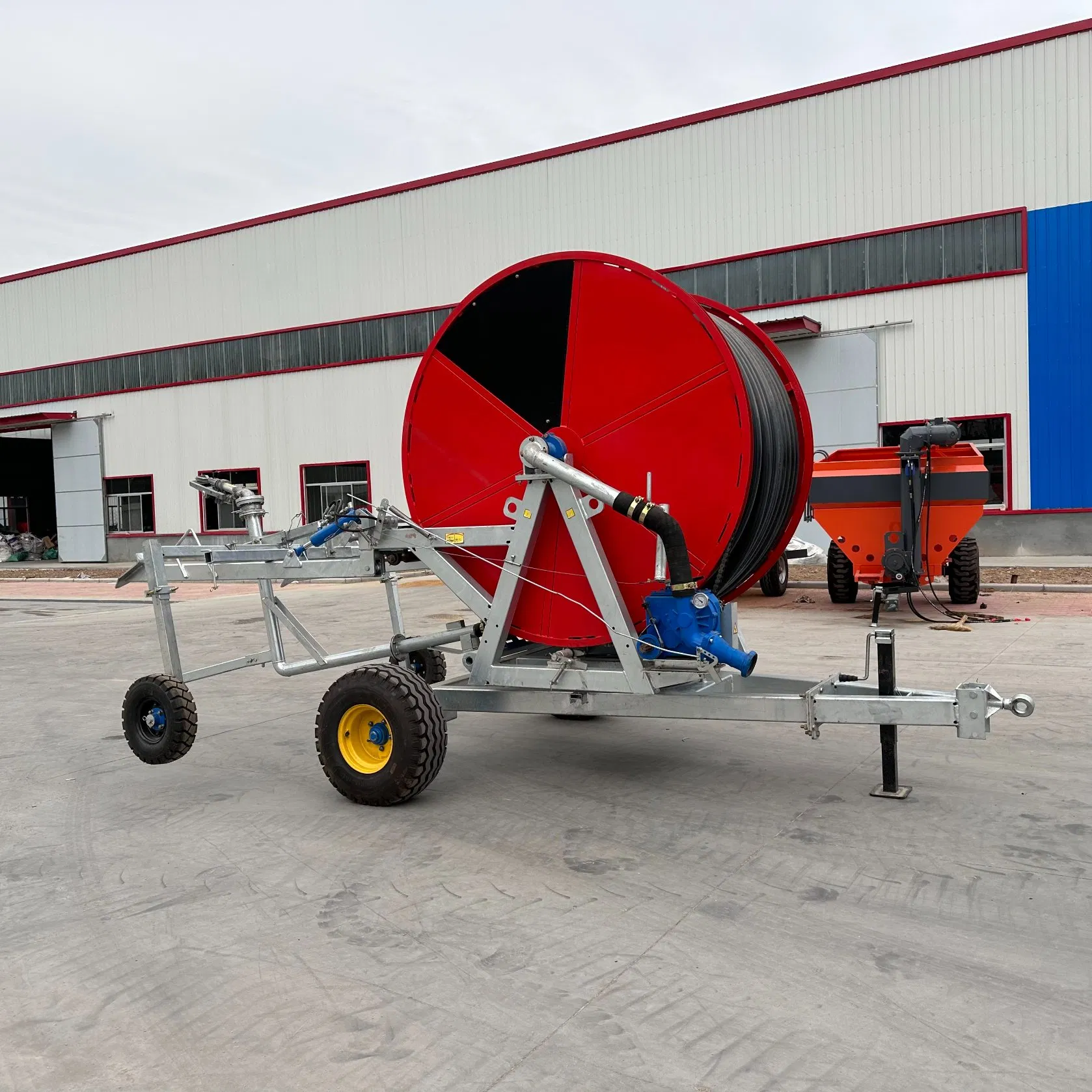 Durable Hose Reel Rain Gun Water Sprinkler Center Pivot Jet-Irrigating Pumping Machine Irrigation System