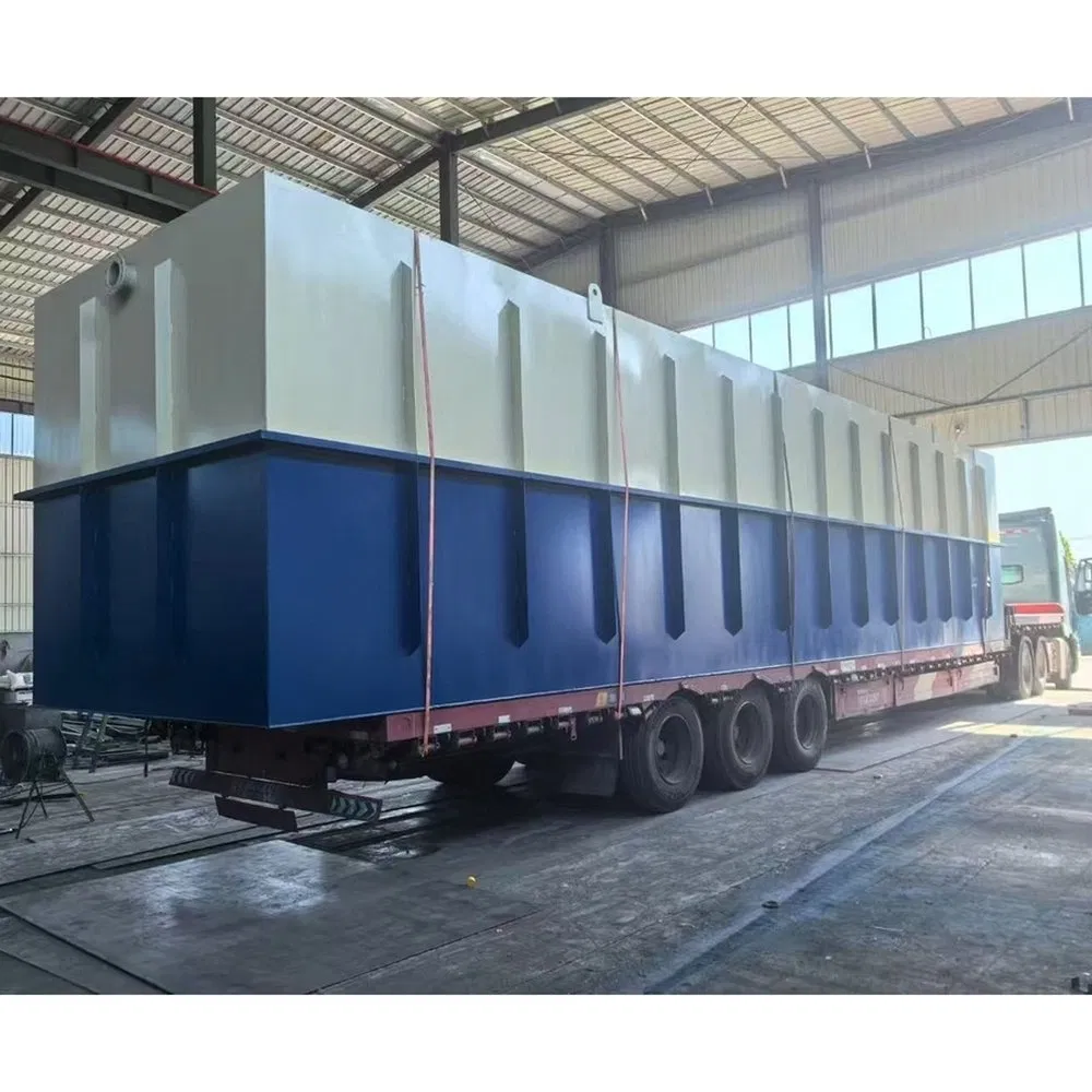 Weatherproof Domestic Package Wastewater Sewage Treatment System for Outdoor Installation Projects