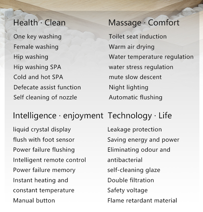 Factory Price Tankless Intelligent Bathroom Smart Toilet with Automatic Flush Remote Control Night Light for Contemporary Apartment